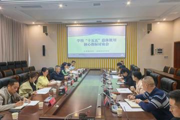 学校召开“十五五”总体规划核心指标讨论会